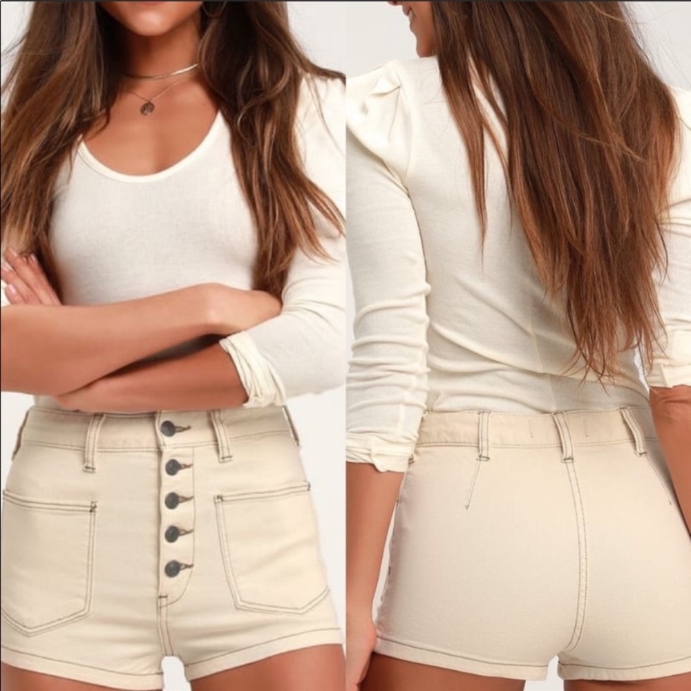 Free People High Waisted Shorts